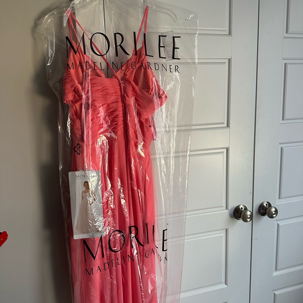 Morilee Wrapped Cutout Chiffon Bridesmaid Dress